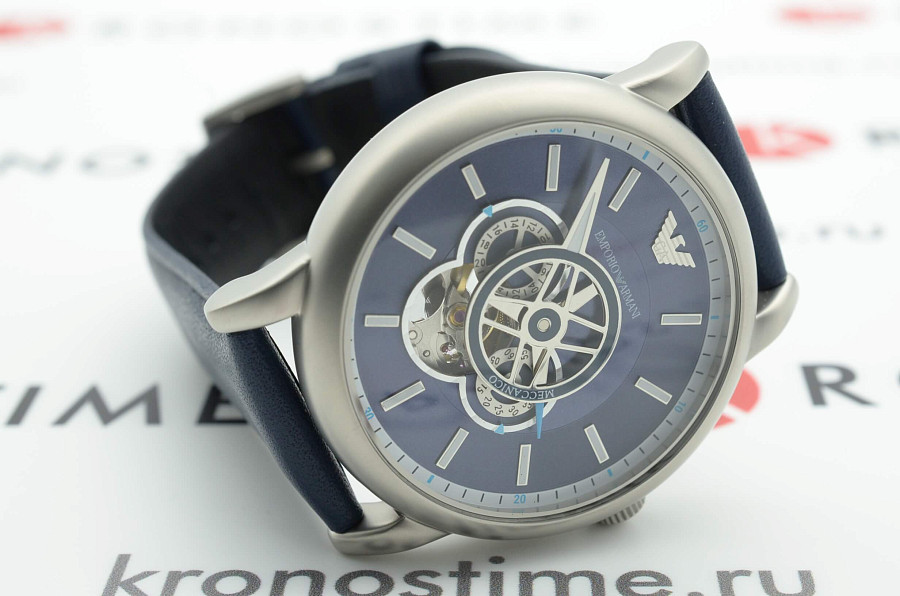 Часы Emporio Armani AR60011 — мужские, кожаный