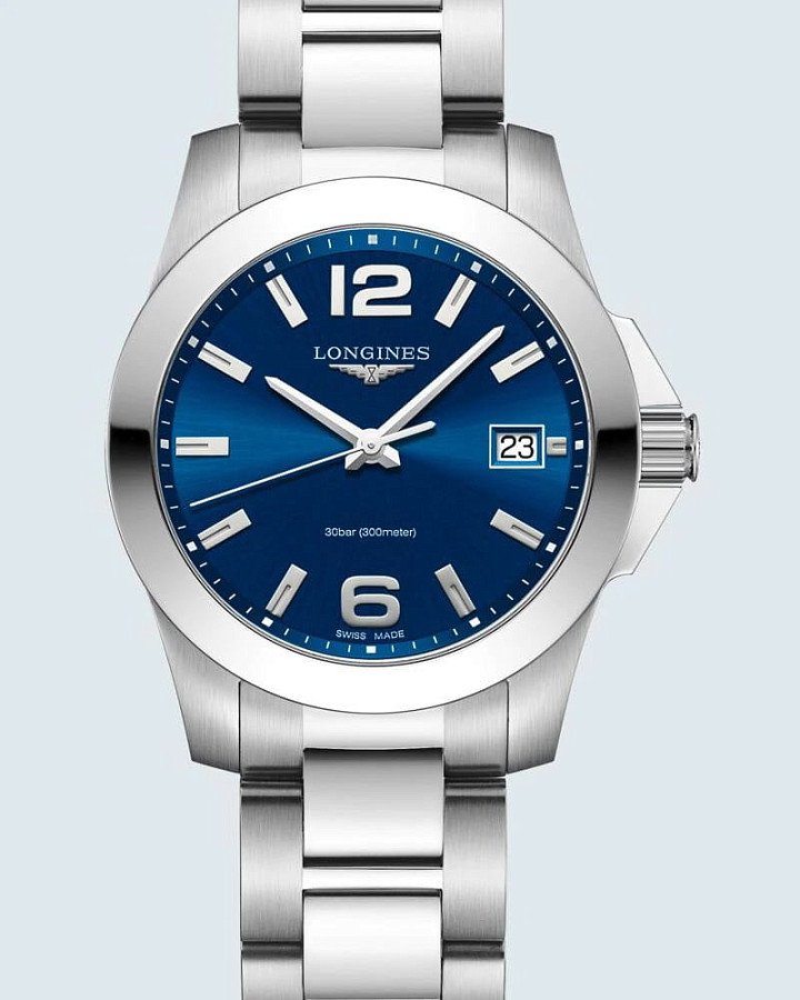 Часы Longines Conquest L3.377.4.96.6 — артикул L33774966, женские