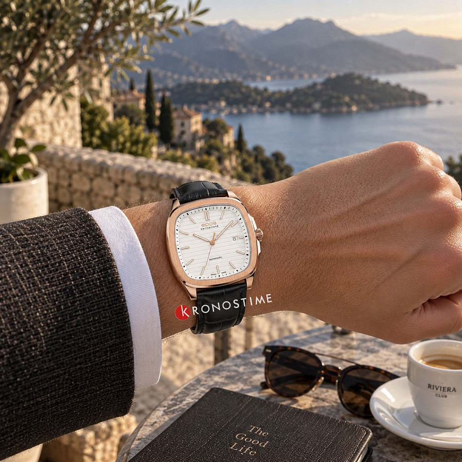 Часы Epos Timeless 3511.152.24.10.25 — механические, сталь металл