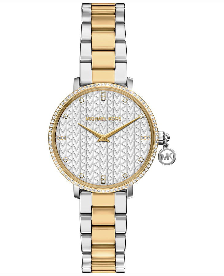 Часы Michael Kors Mini Pyper MK7574 — женские, белый