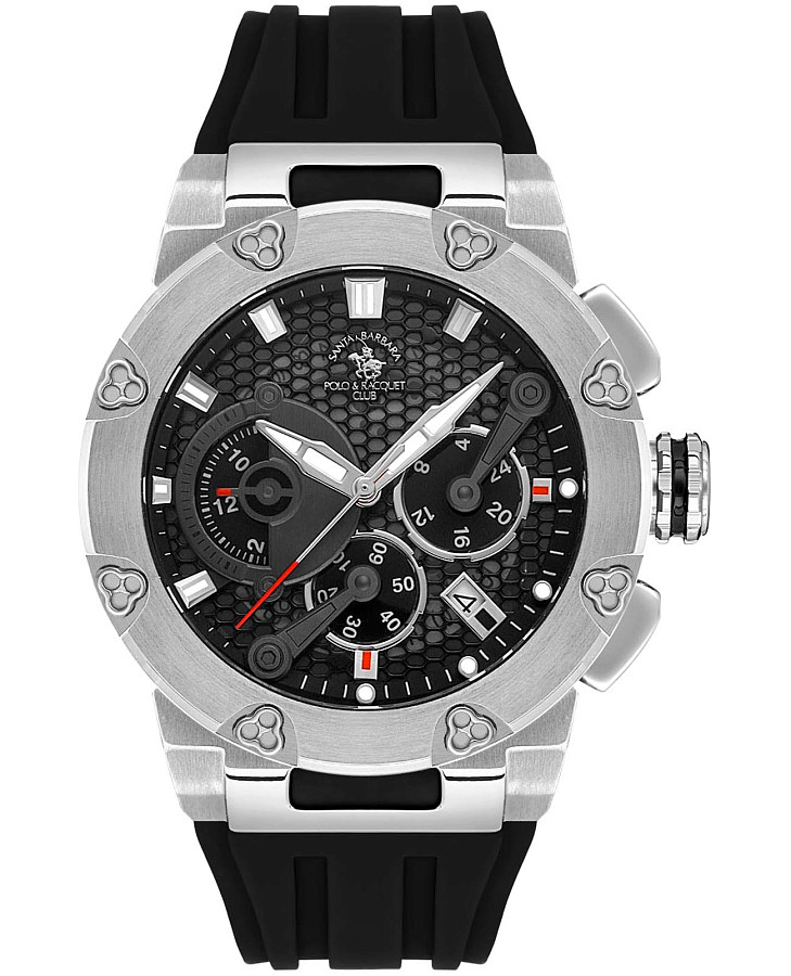Часы Santa Barbara Polo & Racquet Club Prive SB.5.10001-1 — мужские, черный