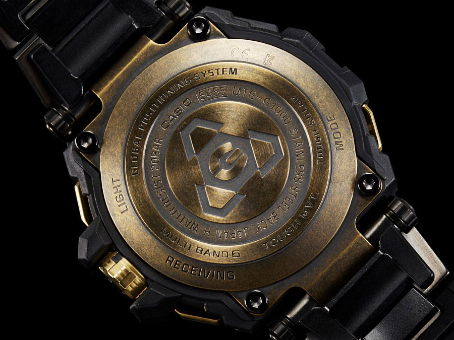 Часы Casio G-Shock Premium MTG-G1000BS-1A — нержавеющая сталь, мужские