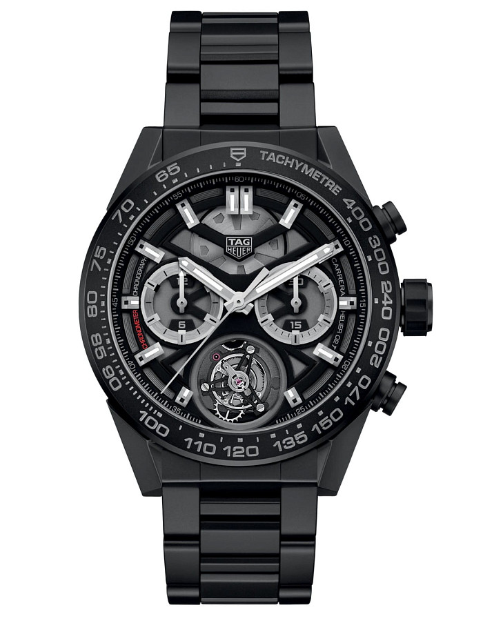Часы TAG Heuer Carrera CAR5A90.BH0742 — мужские, черный