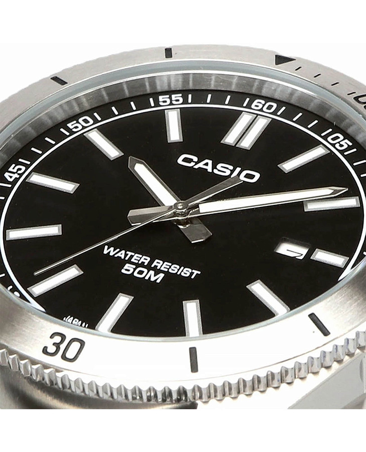 Часы Casio Collection MTP-B155D-1EV — нержавеющая сталь, мужские