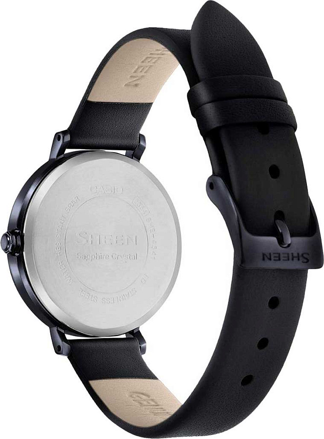Часы Casio Sheen SHE-4541BL-1AUDF — кварцевые, металл сталь