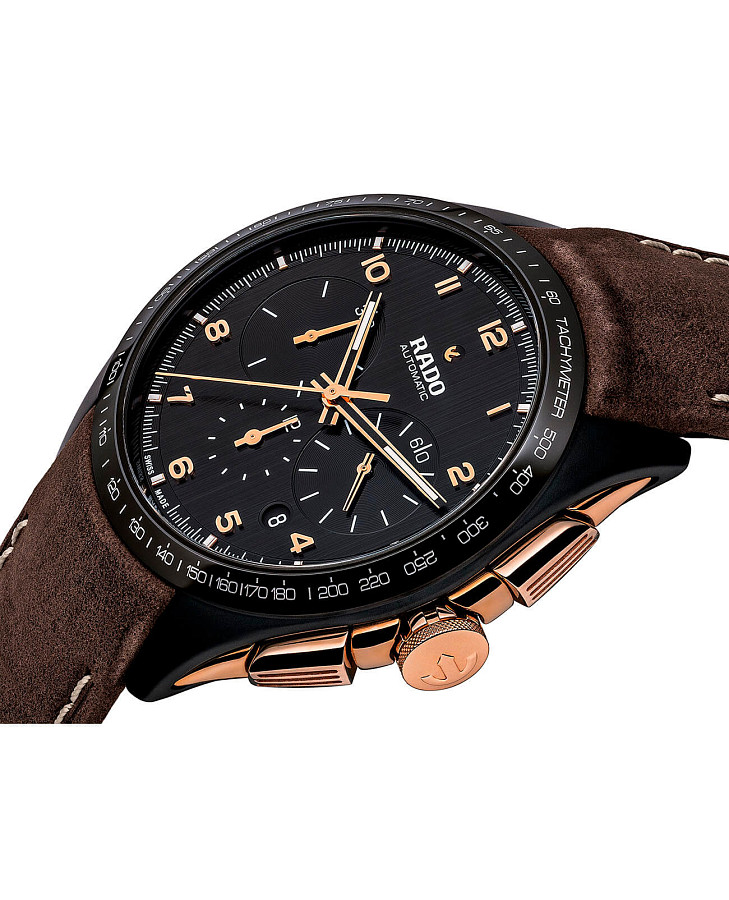 Часы Rado Hyperchrome Automatic Chronograph R32168155 — механические, керамика