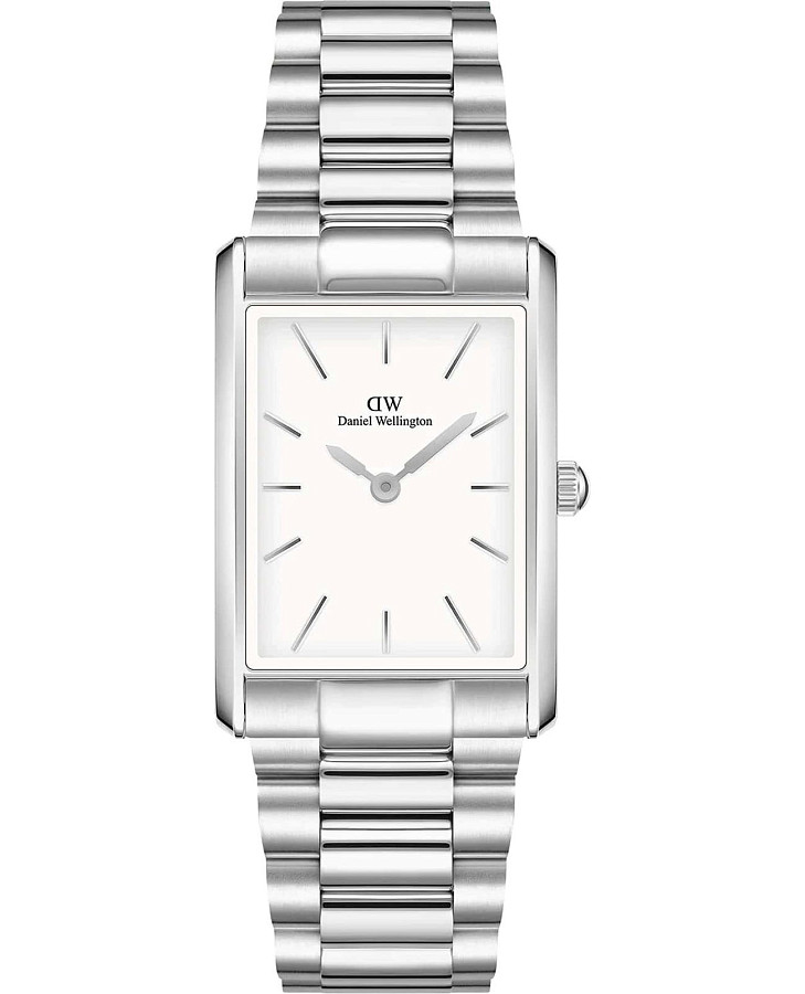 Часы Daniel Wellington Bound 3-Link Silver DW00100701 — женские, белый