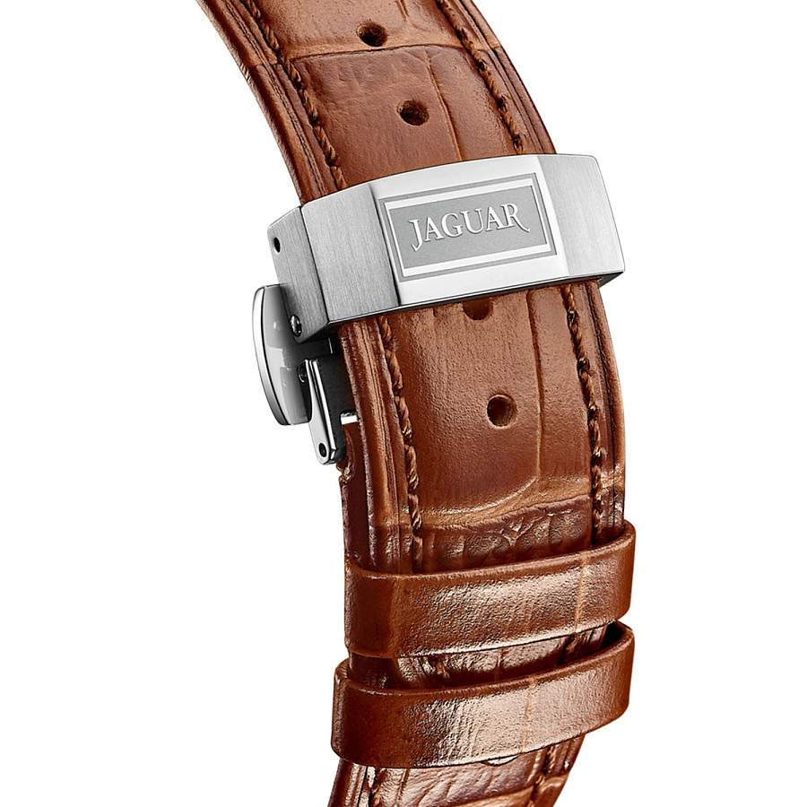 Часы Jaguar Automatic Balancier J966/5 — кожаный, мужские