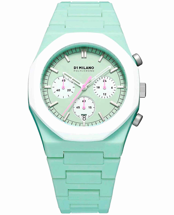 Часы D1 Milano Polychrono PHBJ02 — мужские, зеленый