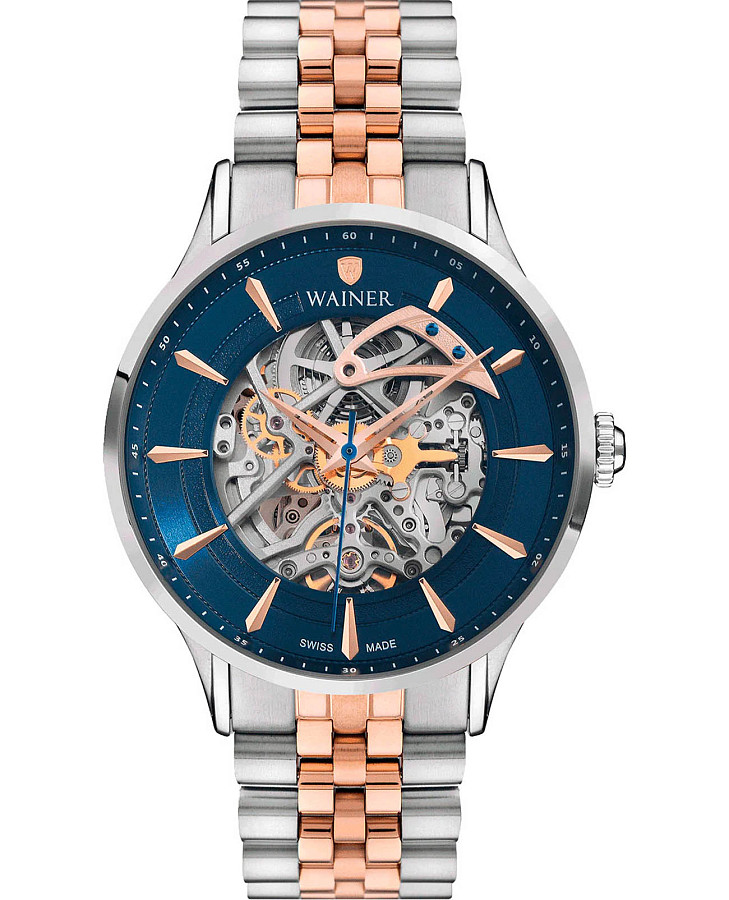 Часы Wainer Iconic WA.25705-D — мужские, синий