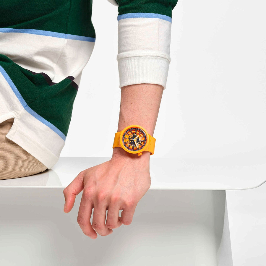 Часы Swatch Big Bold Lacquered SB01O101 — Швейцария, кварцевые