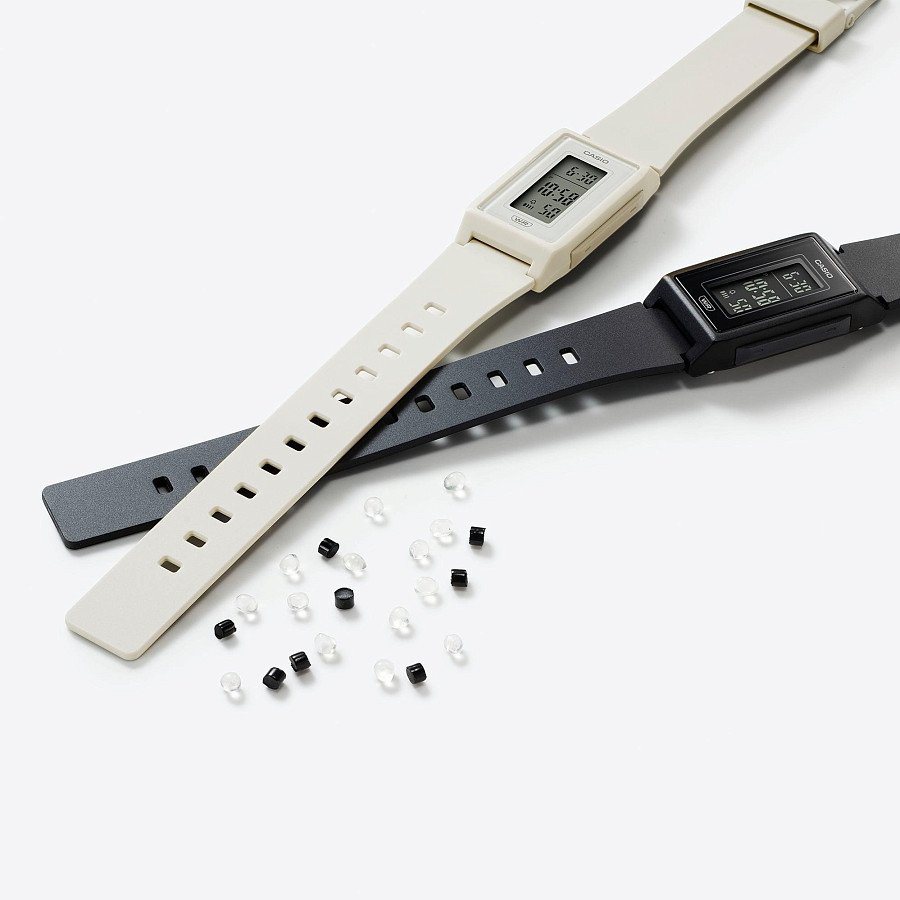 Часы Casio Collection LF-10WH-1DF (LF-10WH-1) — черный, пластик