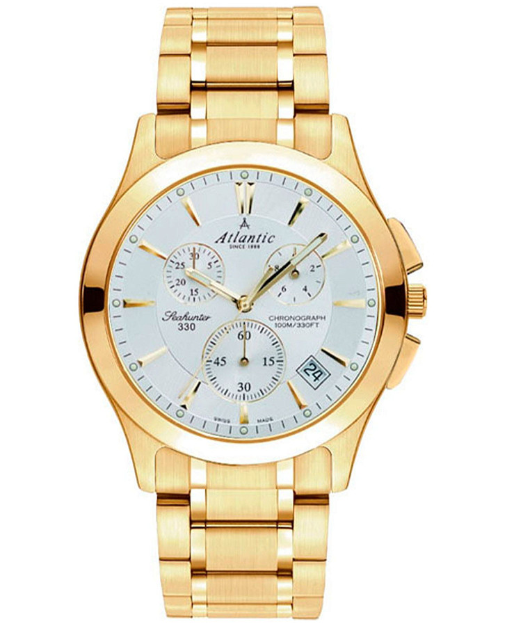 Часы Atlantic Seahunter 71465.45.21 — мужские, белый