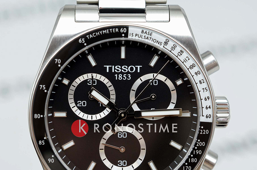 Часы Tissot PRS 516 Chronograph T149.417.11.051.00 — сталь металл, Швейцария