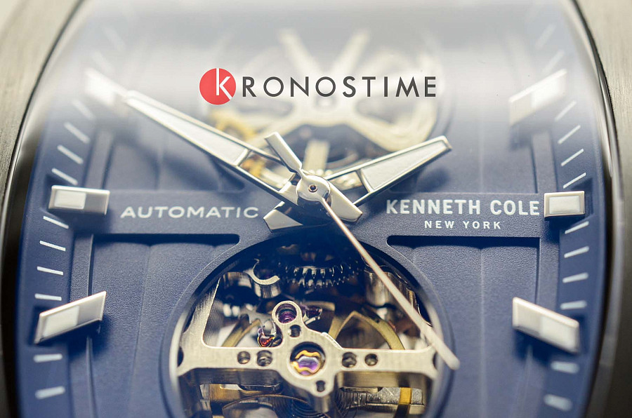 Часы Kenneth Cole Automatic KCWGX0058802 — мужские, кожаный
