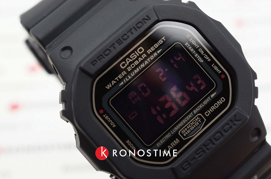 Часы Casio G-Shock DW-5600MS-1DR (DW-5600MS-1D) — пластик, Япония