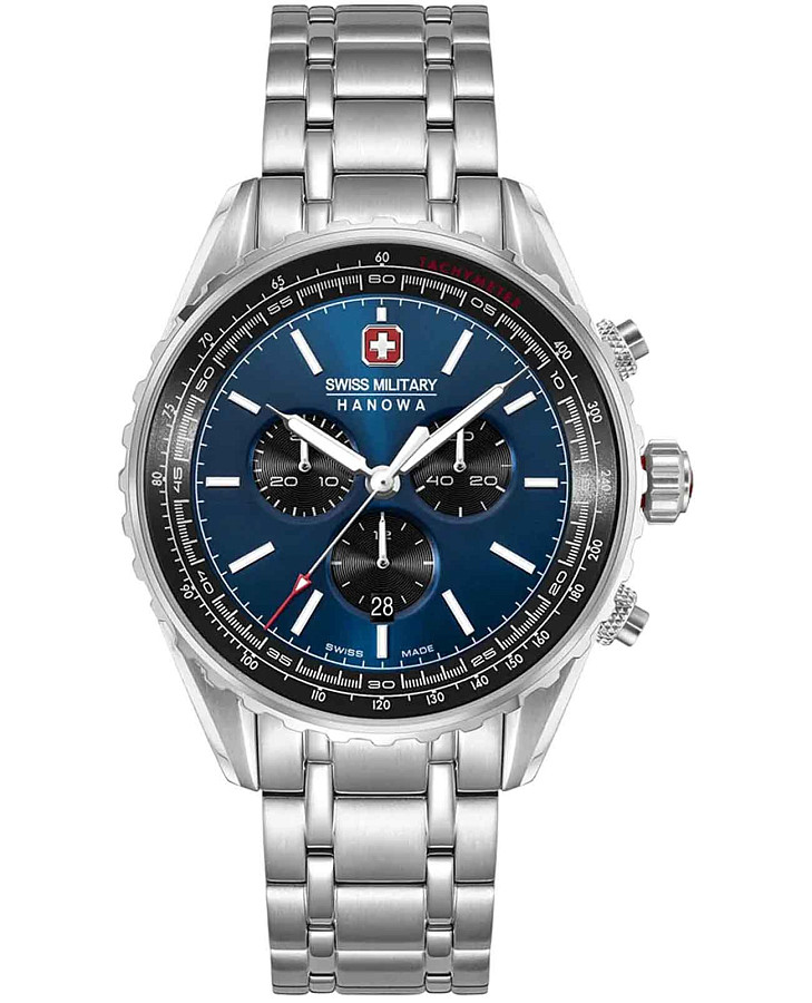 Часы Swiss Military Hanowa Afterburn Chrono SMWGI0000308 — мужские, синий