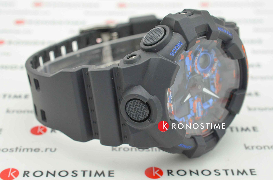 Часы Casio G-Shock GA-700CT-1A — мужские, пластик