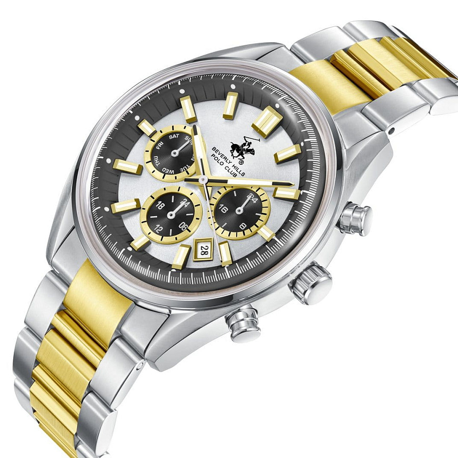 Часы Beverly Hills Polo Club BP3781X.230 — кварцевые, металл сталь