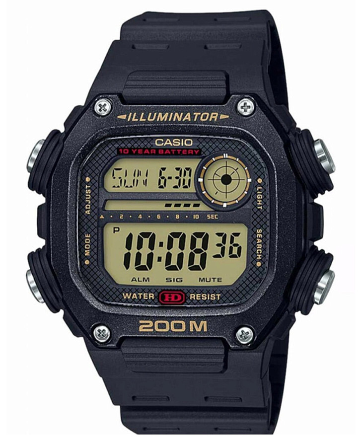 Часы Casio Collection DW-291H-9AVDF (DW-291H-9A) — мужские, коричневый