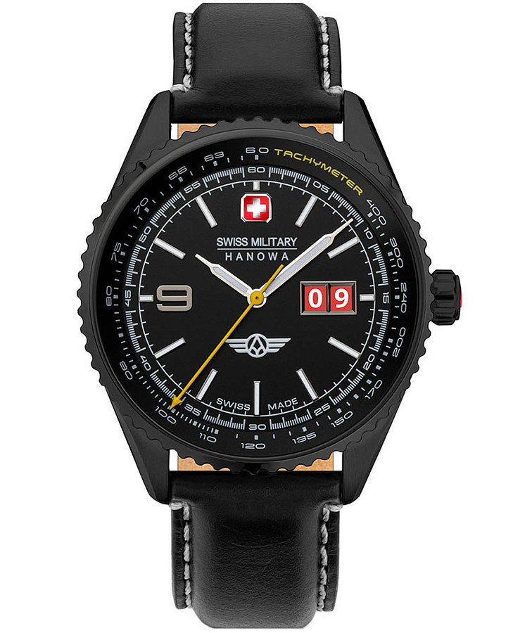 Часы Swiss Military Hanowa Afterburn SMWGB2101030 — мужские, черный