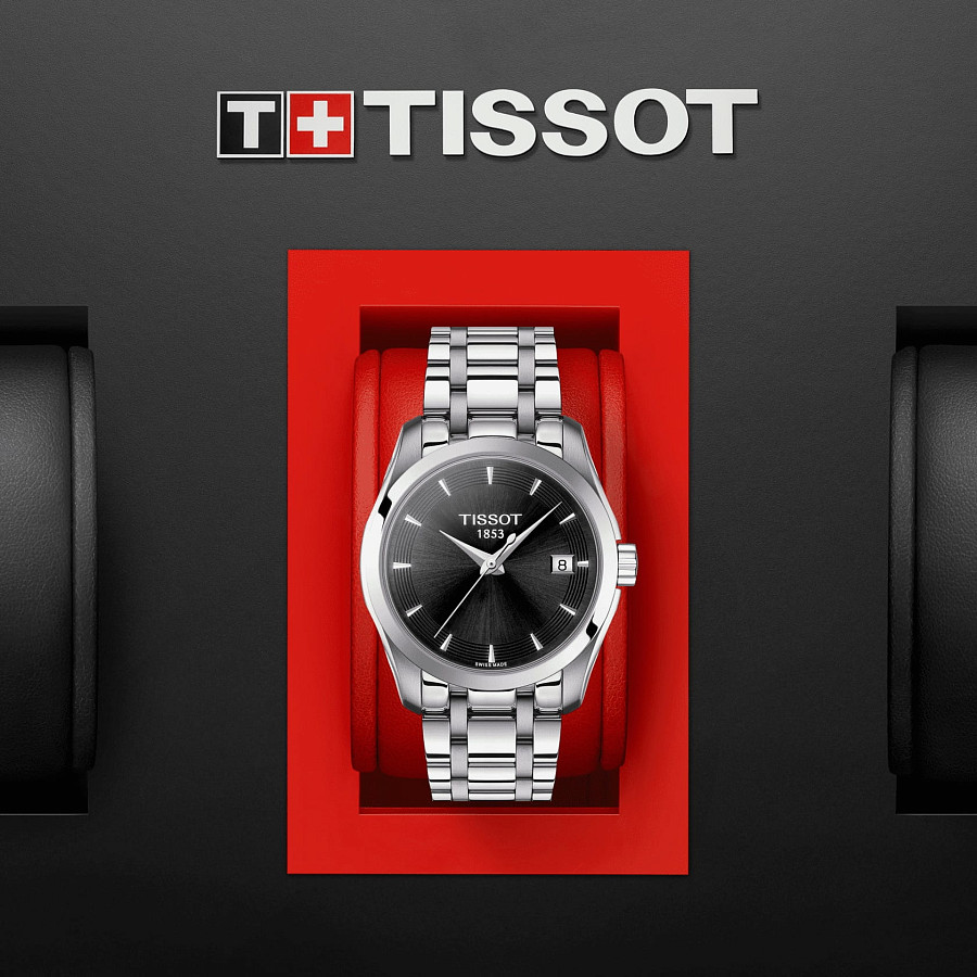 Часы Tissot Couturier Lady T035.210.11.051.01 — сталь металл, Швейцария