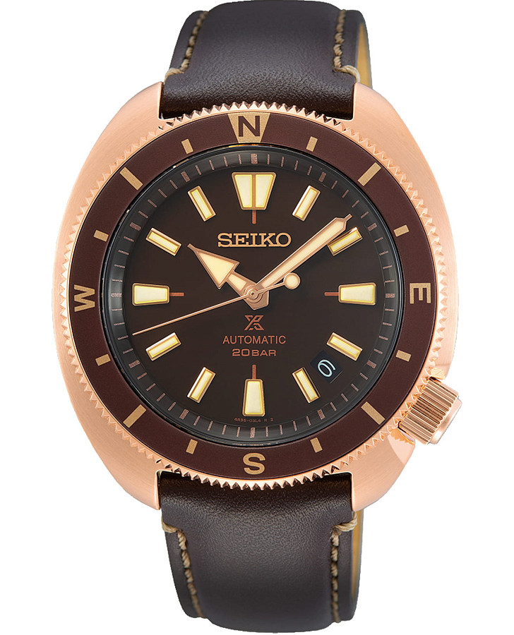 Часы Seiko Prospex SRPG18K1 — мужские, коричневый