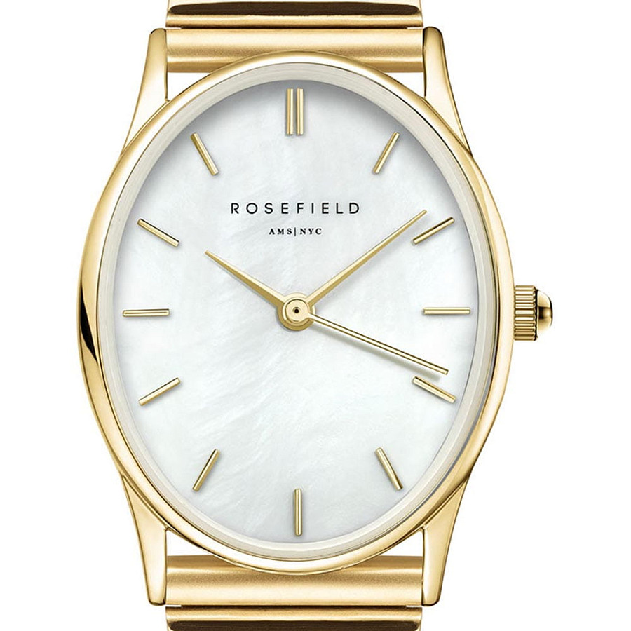 Часы Rosefield The Oval OVWGSG-OV16 — кварцевые, сталь металл