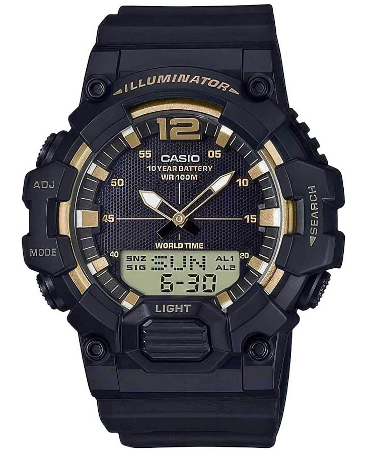 Часы Casio Collection HDC-700-9AVDF (HDC-700-9A) — мужские, черный