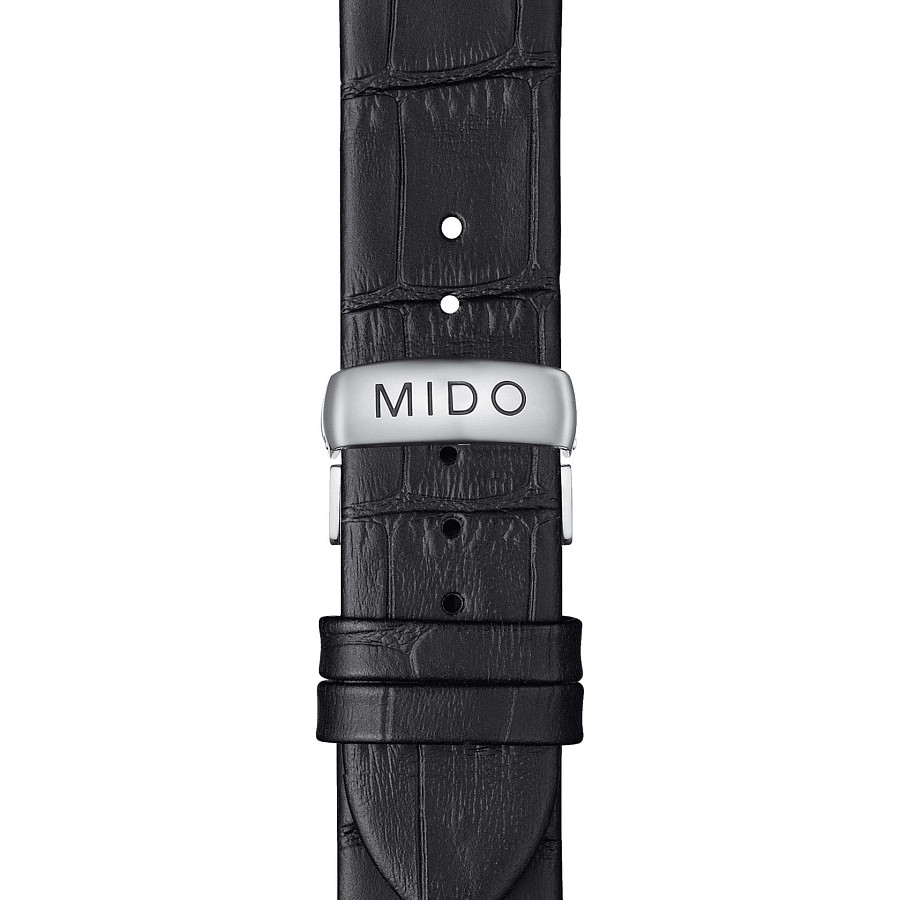 Часы Mido Baroncelli Big Date M027.426.16.018.00 — кожаный, мужские