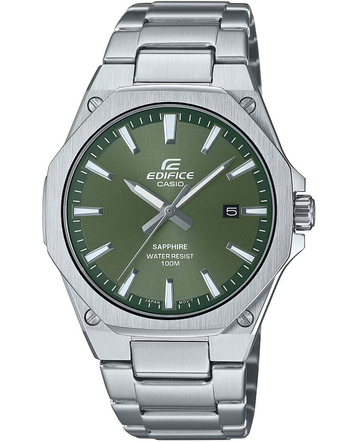 Часы Casio Edifice EFR-S108D-3AVUDF (EFR-S108D-3A) — мужские, зеленый