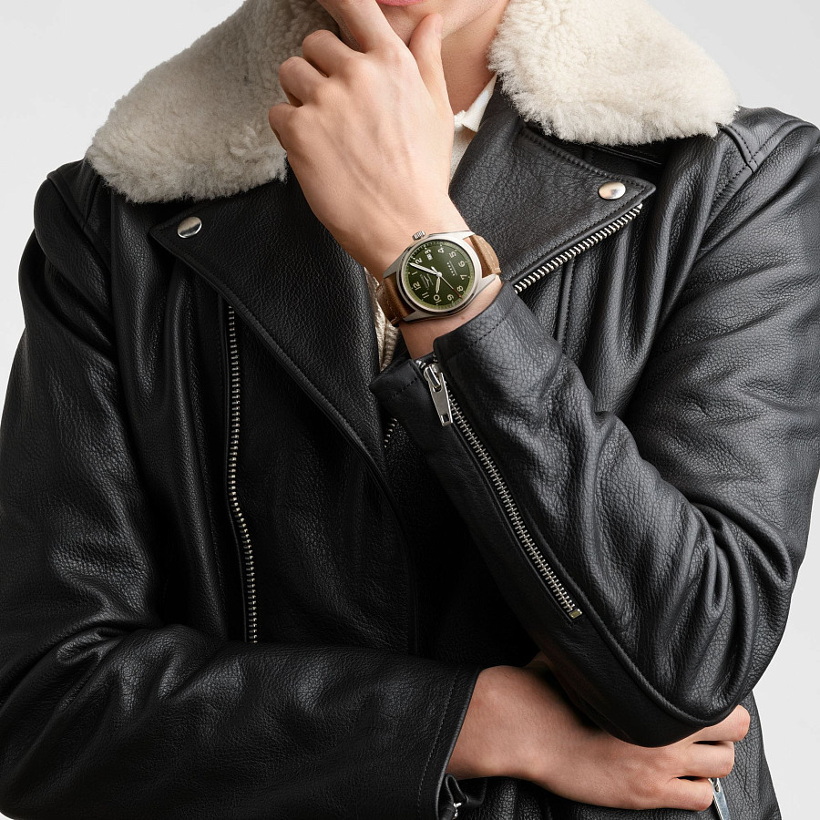Часы Longines Spirit L3.811.4.03.2 — кожаный, мужские