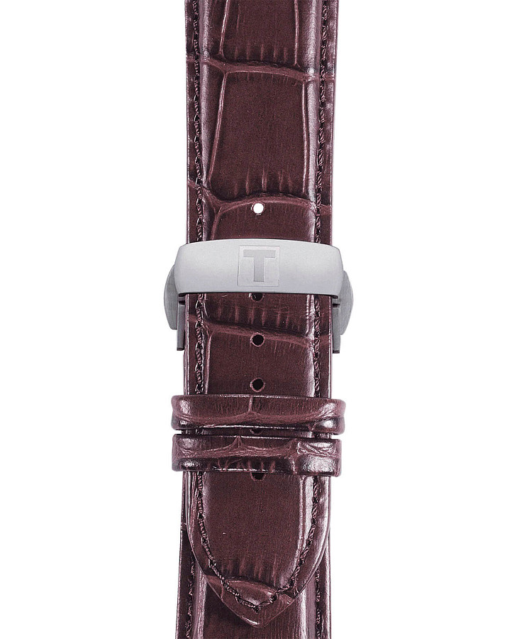Часы Tissot Couturier GMT T035.439.16.031.00 — кварцевые, сталь металл