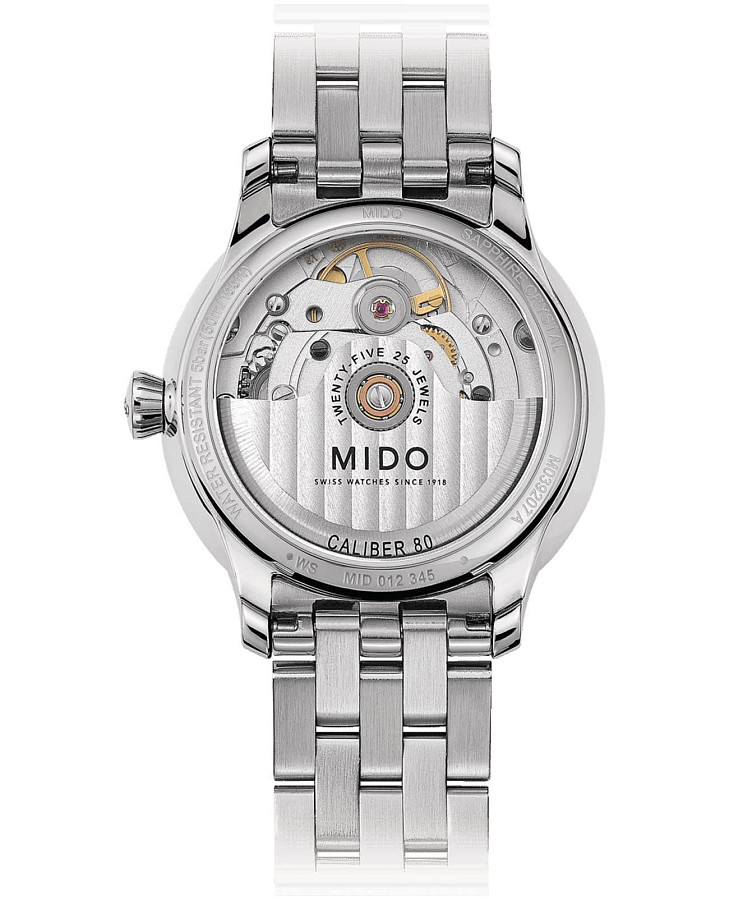 Часы Mido Baroncelli Lady Day M039.207.11.106.01 — механические, металл сталь