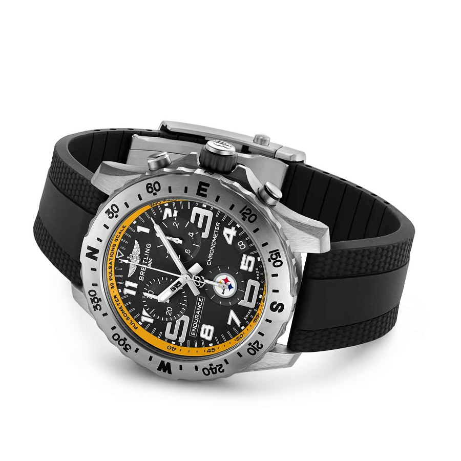 Часы Breitling Professional Endurance Pro 44 NFL Pittsburgh Steelers Edition E823106A1BQS1 — титан, Швейцария