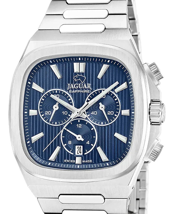 Часы Jaguar Rond Carre J1048/2 — кварцевые, металл сталь