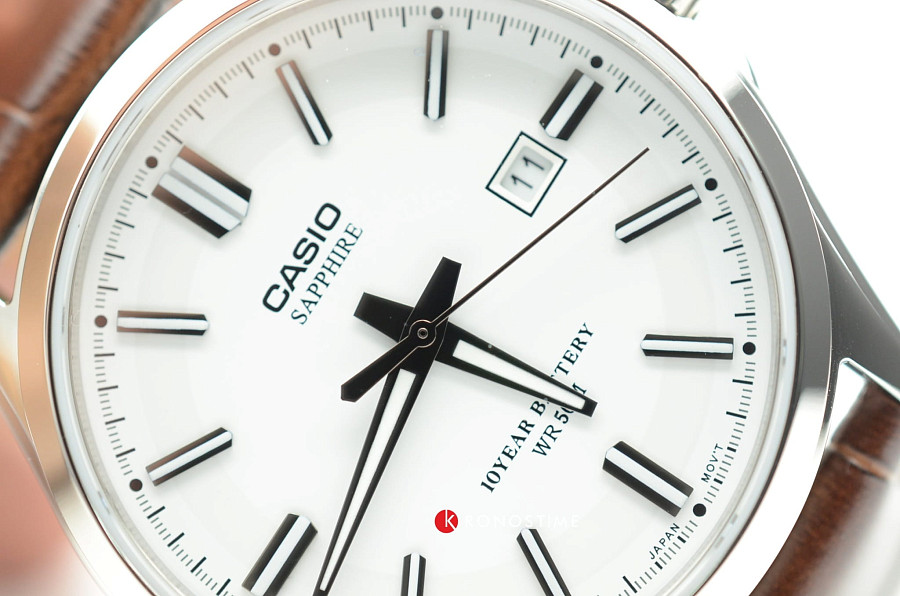 Часы Casio Collection MTS-100L-7AVDF (MTS-100L-7A) — кварцевые, сталь металл