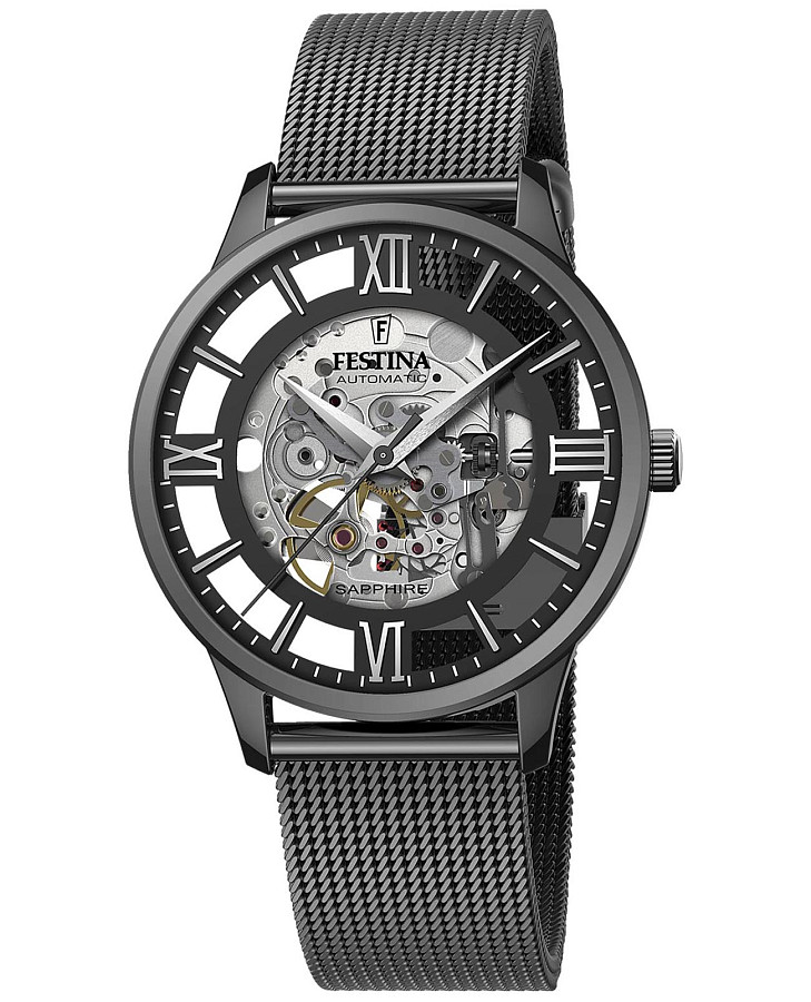 Часы Festina Automatic F20535/1 — мужские, черный
