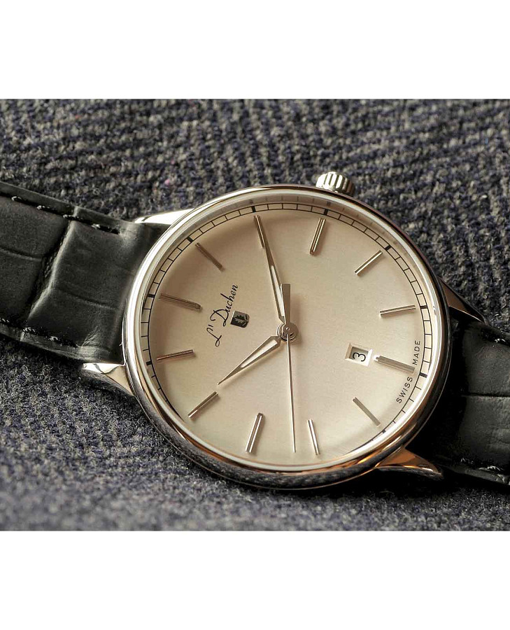 Часы L'Duchen Vintage D 821.11.34 — кварцевые, металл сталь