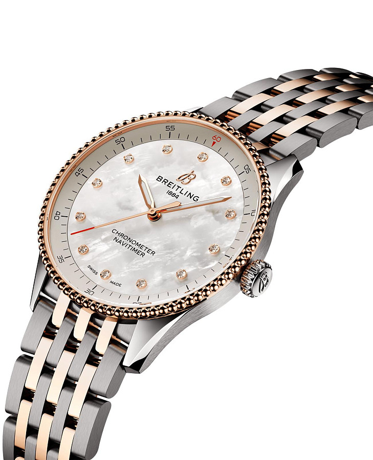 Часы Breitling Navitimer Automatic 32 U77320E61A1U1 — механические, сталь металл