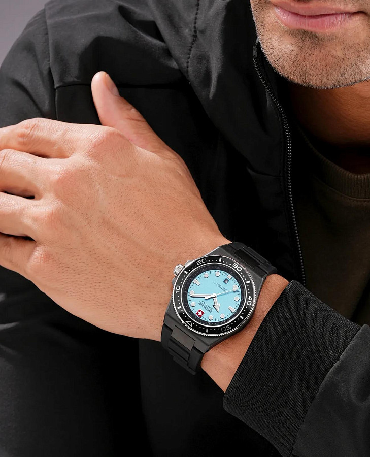 Часы Swiss Military Hanowa Ocean Pioneer SMWGN0001186 — силикон, мужские