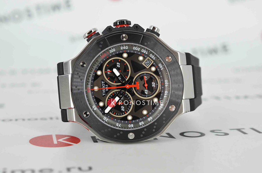 Часы Tissot T-Race MotoGP Quartz Chronograph (2025) T141.417.27.081.00 — металл сталь, Швейцария