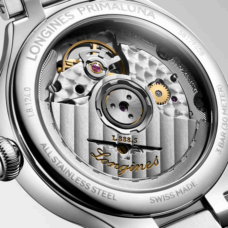 Часы Longines PrimaLuna L8.124.0.71.6 — металл сталь, Швейцария
