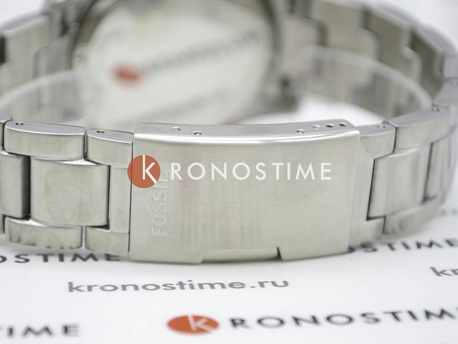 Часы Fossil Blue FS6038 — синий, металл сталь