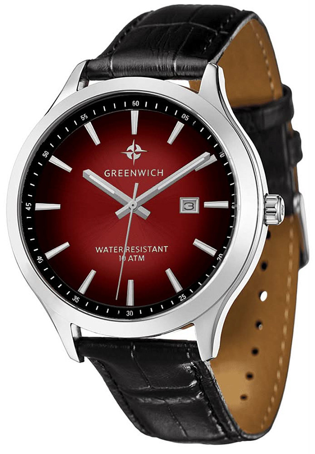 Часы Greenwich Helm GW 041.11.32 — кварцевые, металл сталь