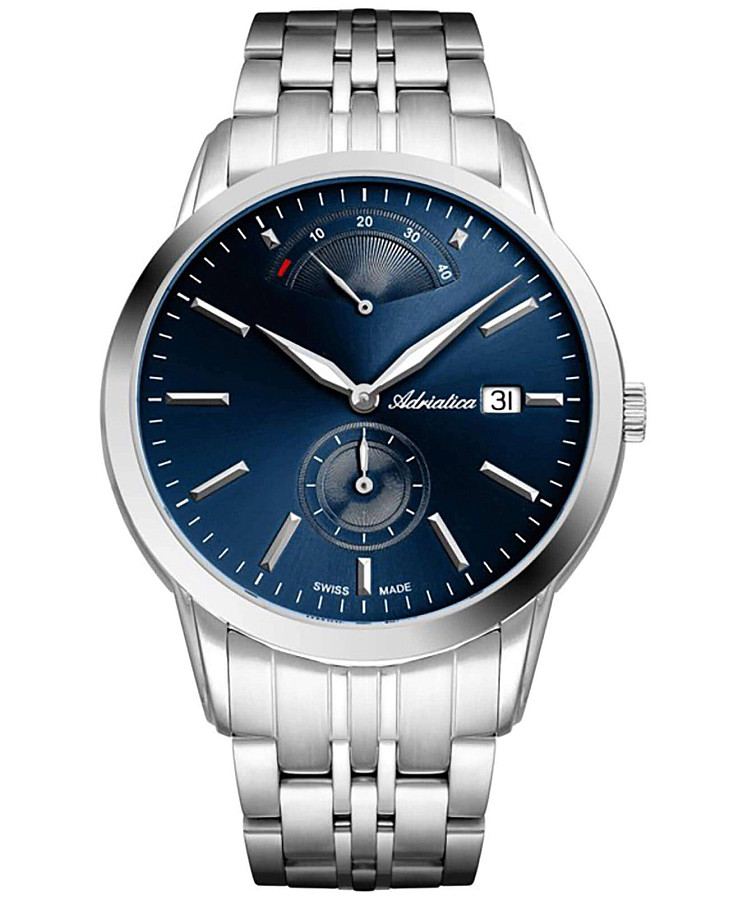 Часы Adriatica A8306.5115A — мужские, синий