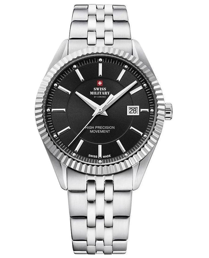 Часы Swiss Military by Chrono SM34065.01 — мужские, черный