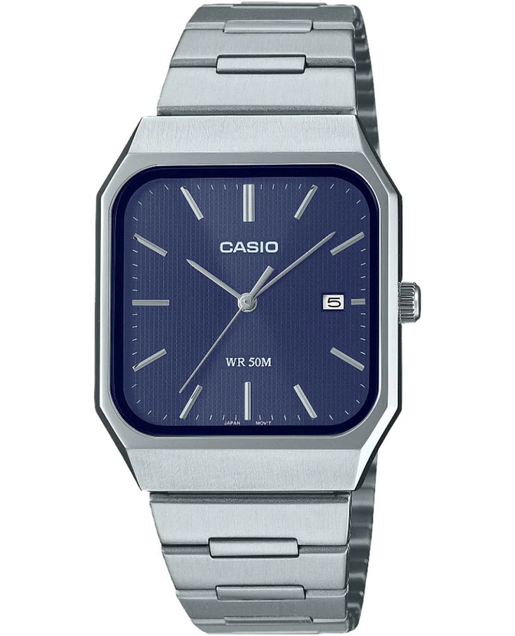 Часы Casio Collection MTP-B185D-2A1 — мужские, синий