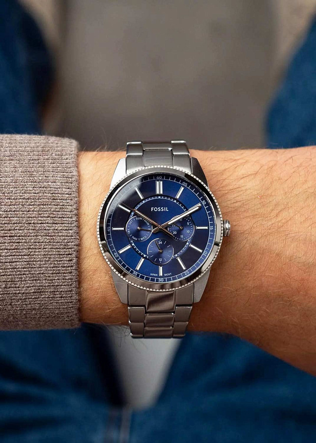 Часы Fossil Pearson FS6134 — синий, кварцевые