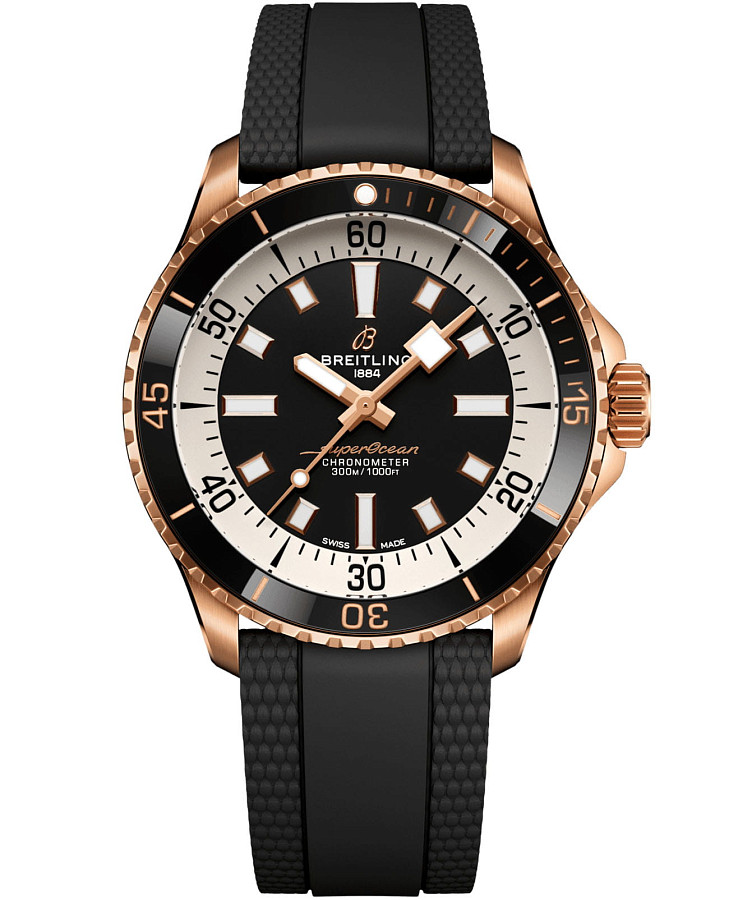 Часы Breitling Superocean Automatic 42 R17375211B1S1 — мужские, черный